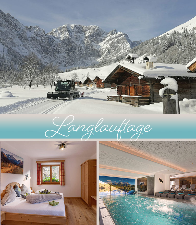 Foto: Langlauf Angebot im Hotel Hinterriss Eng: zauberhaft + günstig im Last Minute Urlaub in Tirol.