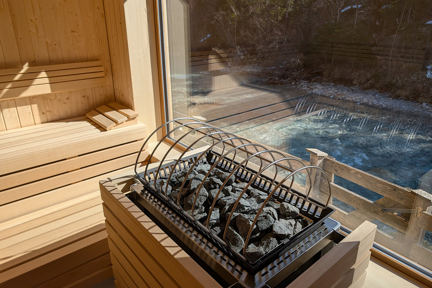 Rissbach Sauna in Hinterriss